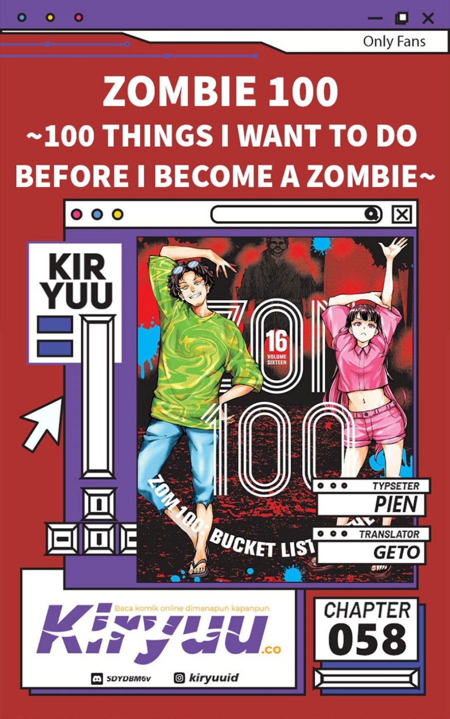 Zombie 100 ~Zombie ni Naru Made ni Shitai 100 no Koto~ chapter 58